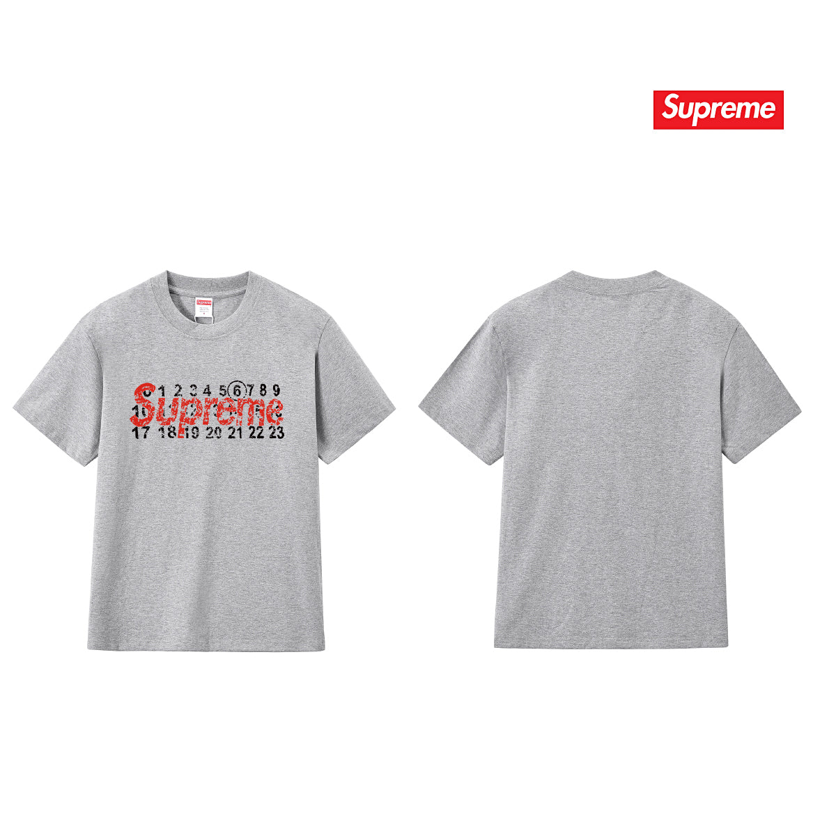 Collaboration Letter Print Unisex T-Shirt THOM TREND