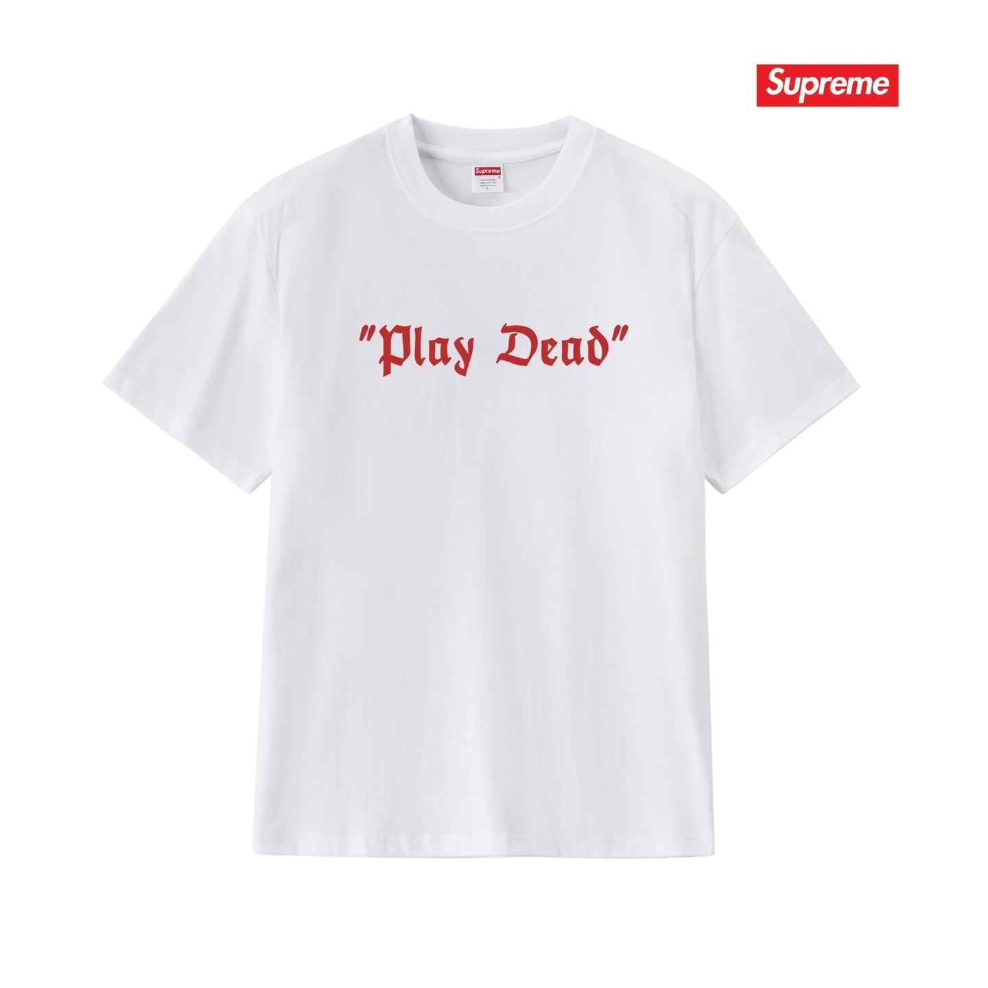 Letter Print Unisex Cotton T-Shirt THOM TREND