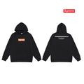 Oversized Logo Print Hoodie THOM TREND
