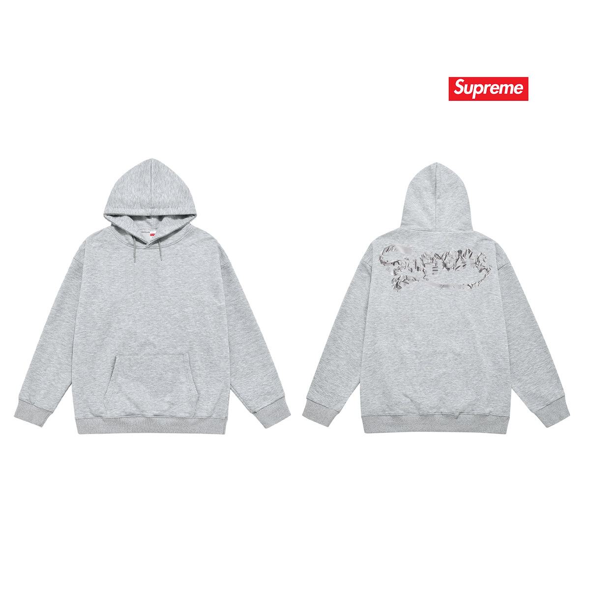Heavyweight Logo Print Hoodie THOM TREND