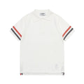 2026SSS Color-Block Knit Polo Shirt THOM TREND