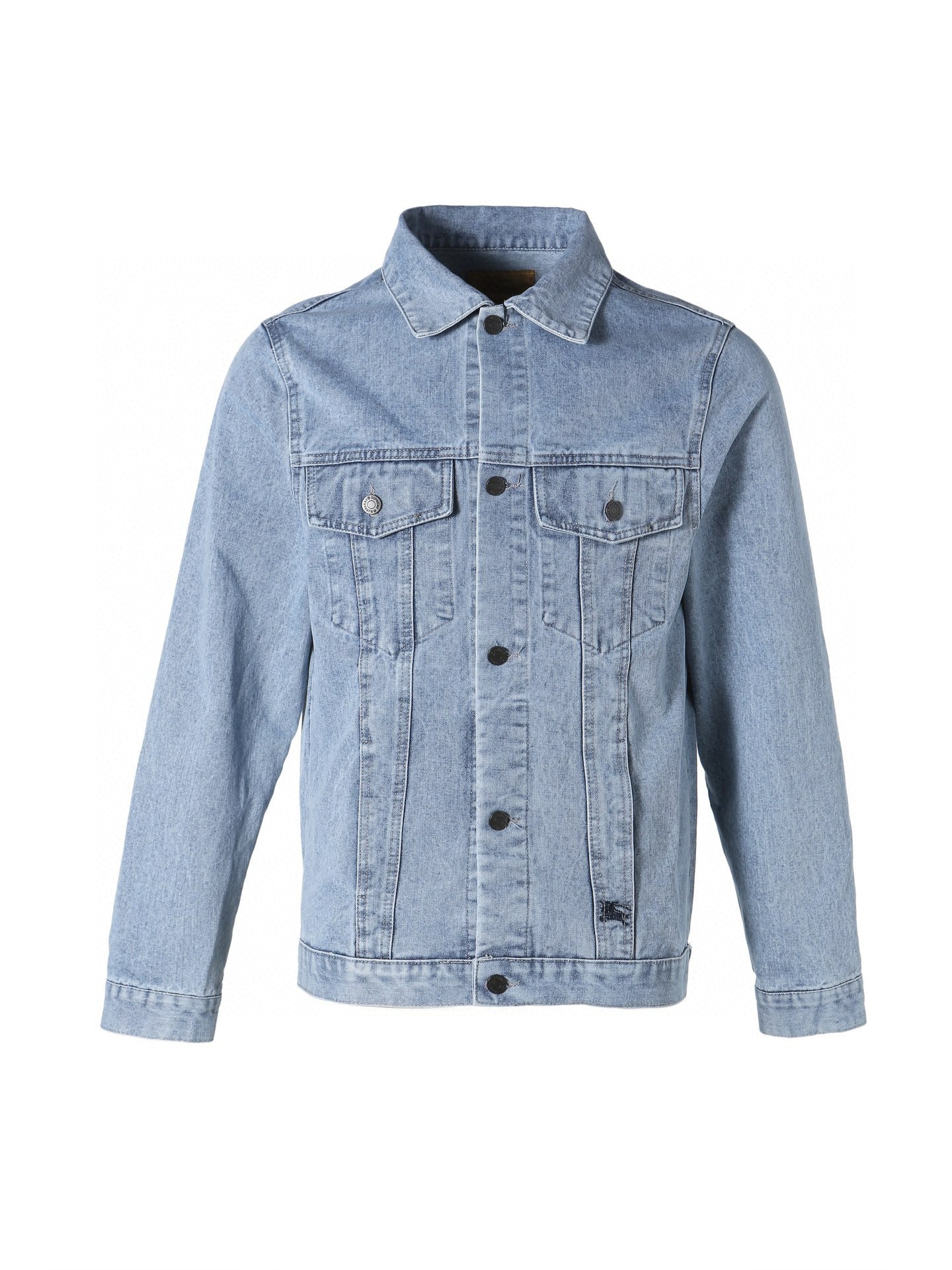 Burberry x Supreme Equestrian Logo Denim Jacket Light Luxury Station