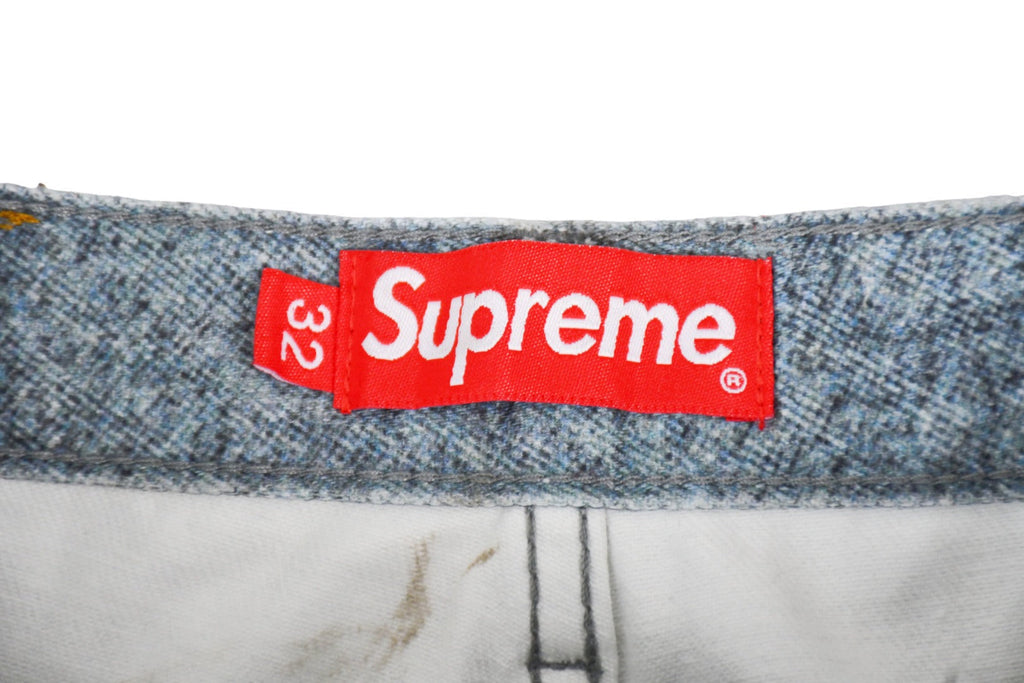 Supreme HJR Trompe L¡¯Oeil Loose Fit Jeans Light Luxury Station
