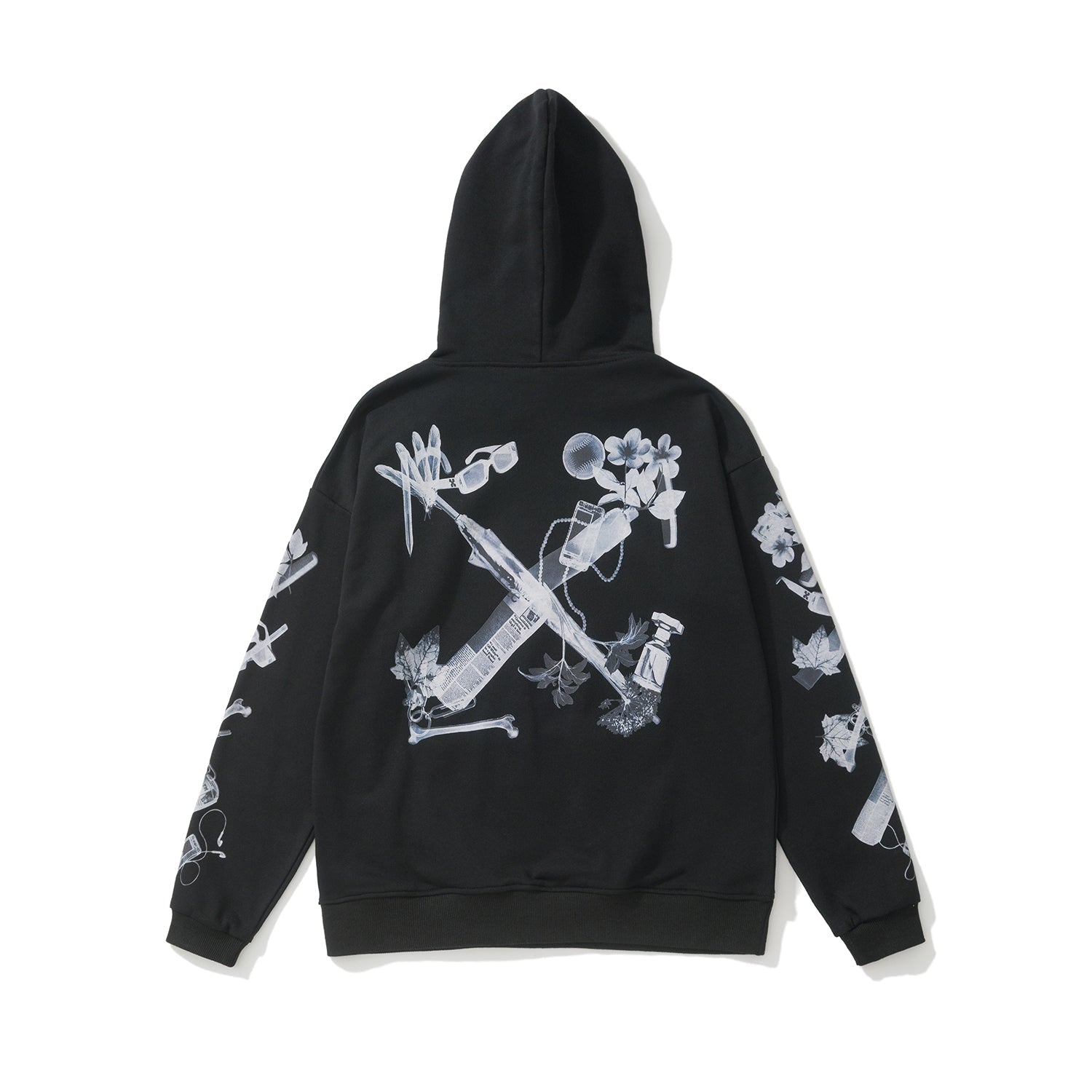 Oversized Pullover Hoodie Light Luxury Station