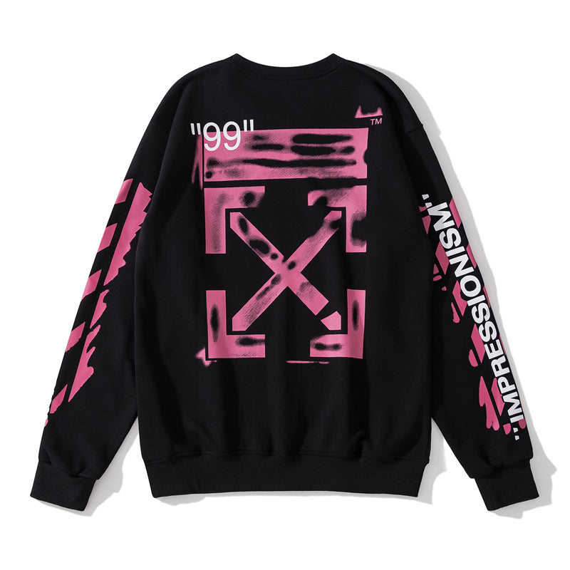 Number Print Crewneck Sweatshirt THOM TREND