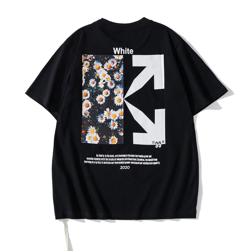 Graphic Print Short Sleeve T-Shirt Light Luxury Station