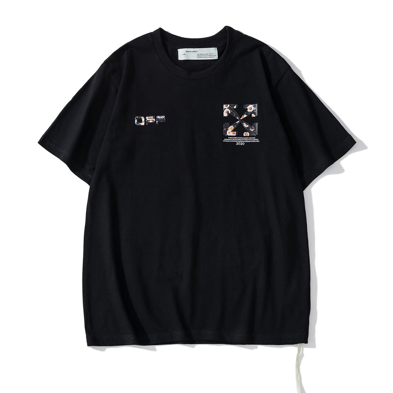 Graphic Print Short Sleeve T-Shirt Light Luxury Station