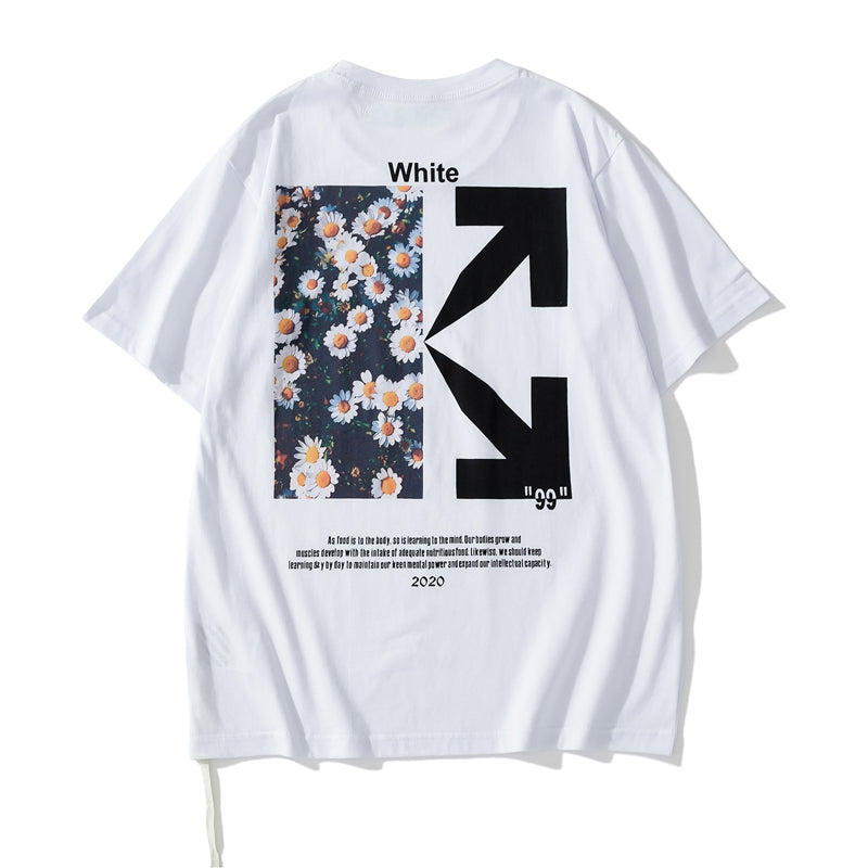 Graphic Print Short Sleeve T-Shirt Light Luxury Station