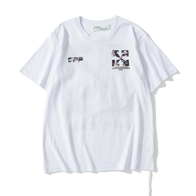 Graphic Print Short Sleeve T-Shirt Light Luxury Station