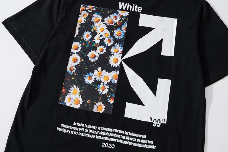 Graphic Print Short Sleeve T-Shirt Light Luxury Station
