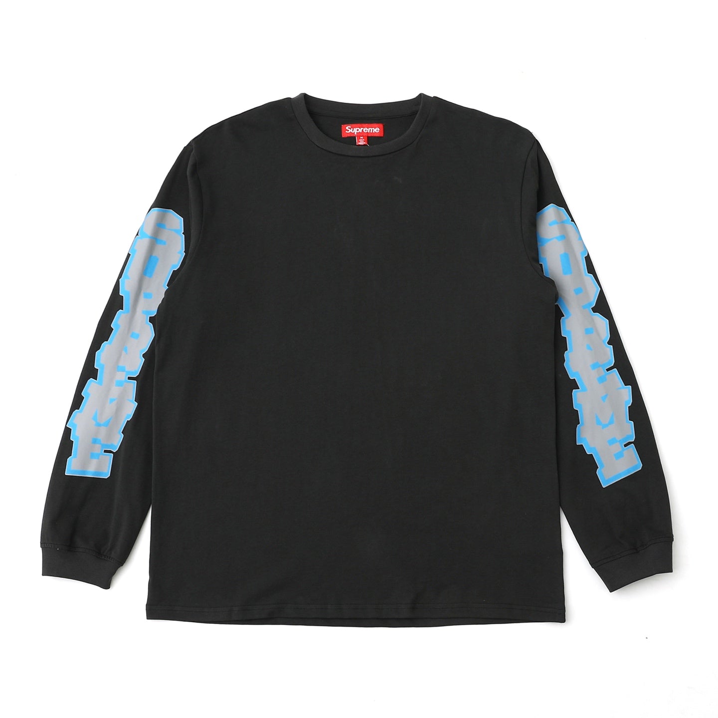 Cracked Sleeve Print Long Sleeve Tee THOM TREND