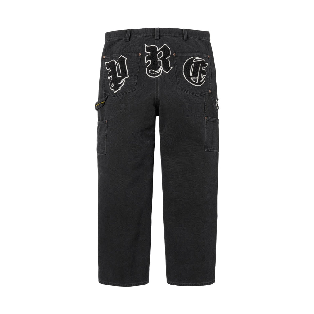 Vintage Embroidered Canvas Painter Jeans Light Luxury Station