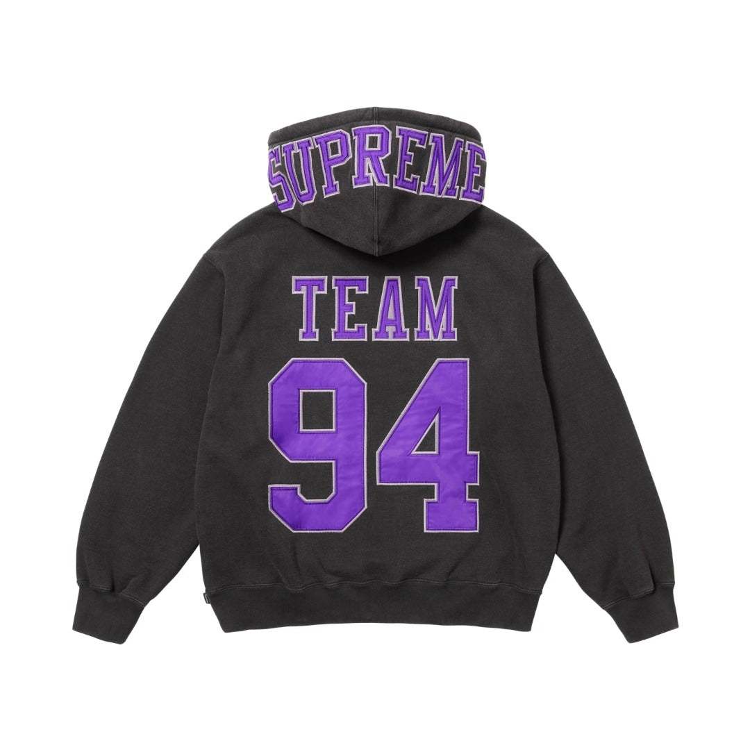 Team 94 Washed Embroidered Hoodie THOM TREND