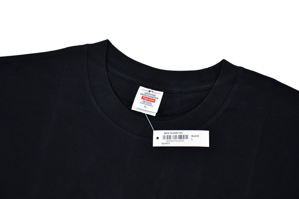 Script Letter Logo Print Short Sleeve Tee THOM TREND