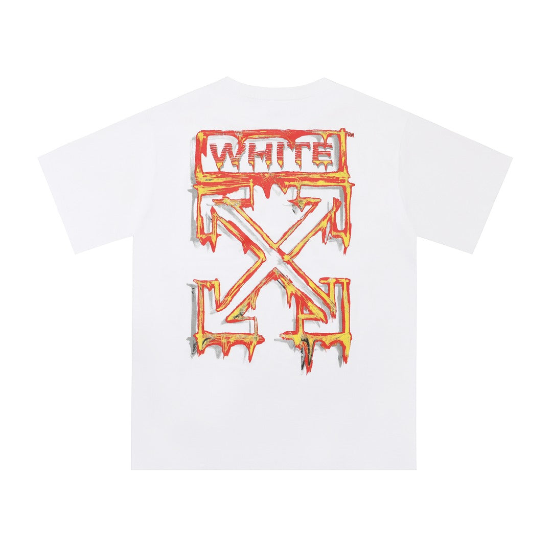 OFF New Printed T-Shirt Light Luxury Station