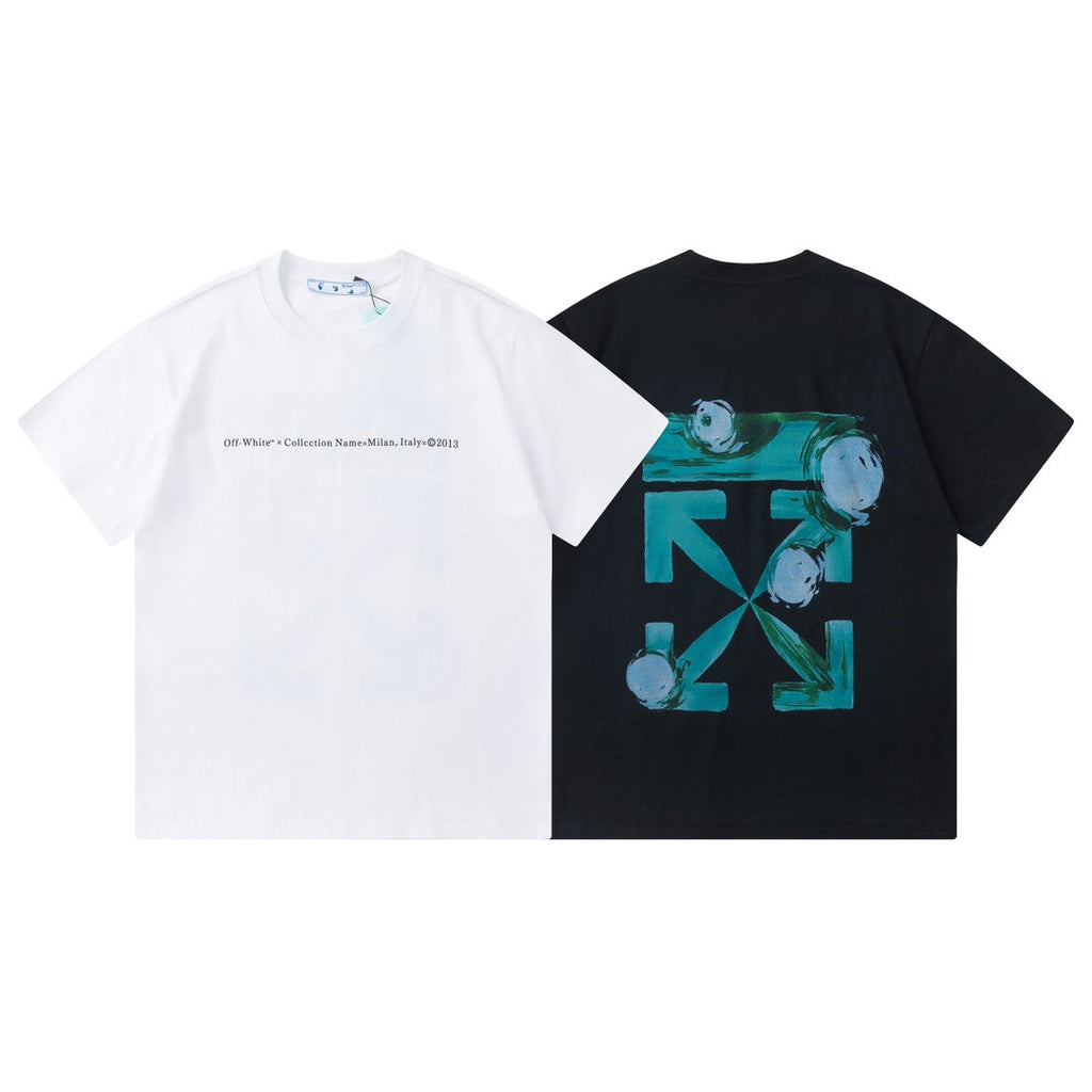 OFF New Printed T-Shirt Light Luxury Station