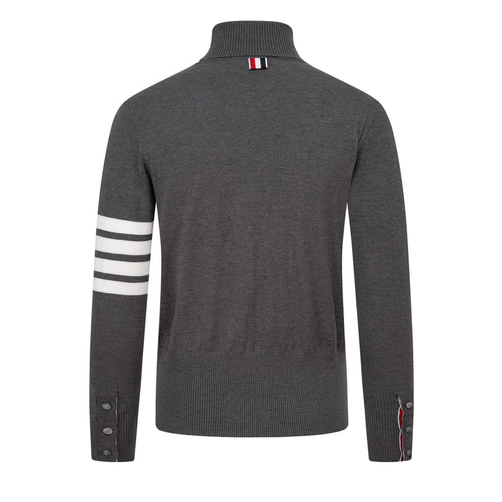 4 Bars Turtleneck Sweater THOM TREND