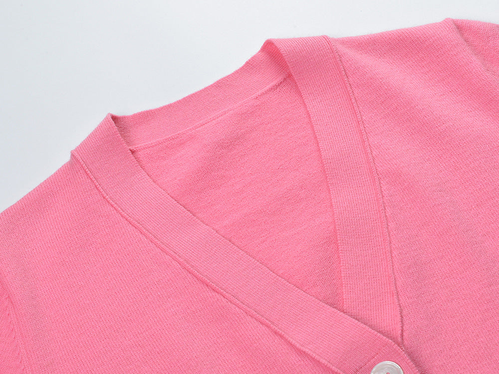V-neck knitted cardigan£¨¸´Öƣ© THOM TREND