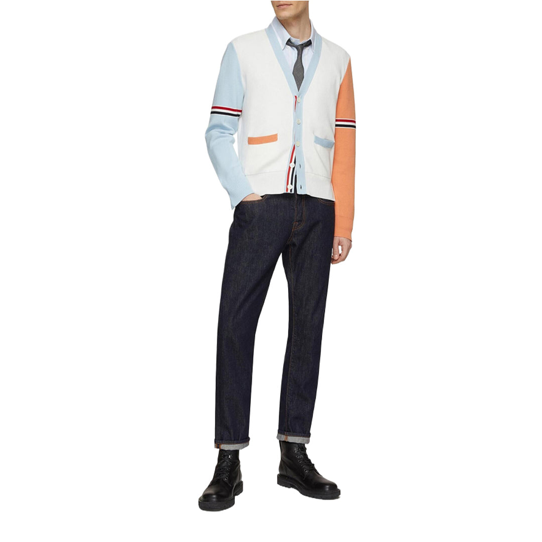 Color matching Wool Cardigan THOM TREND