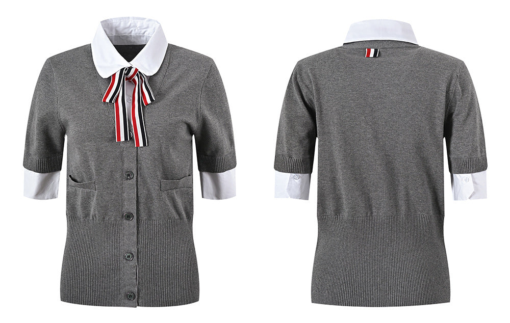 Women's Knitted Wool POLO Shirt£¨¸´Öƣ© THOM TREND