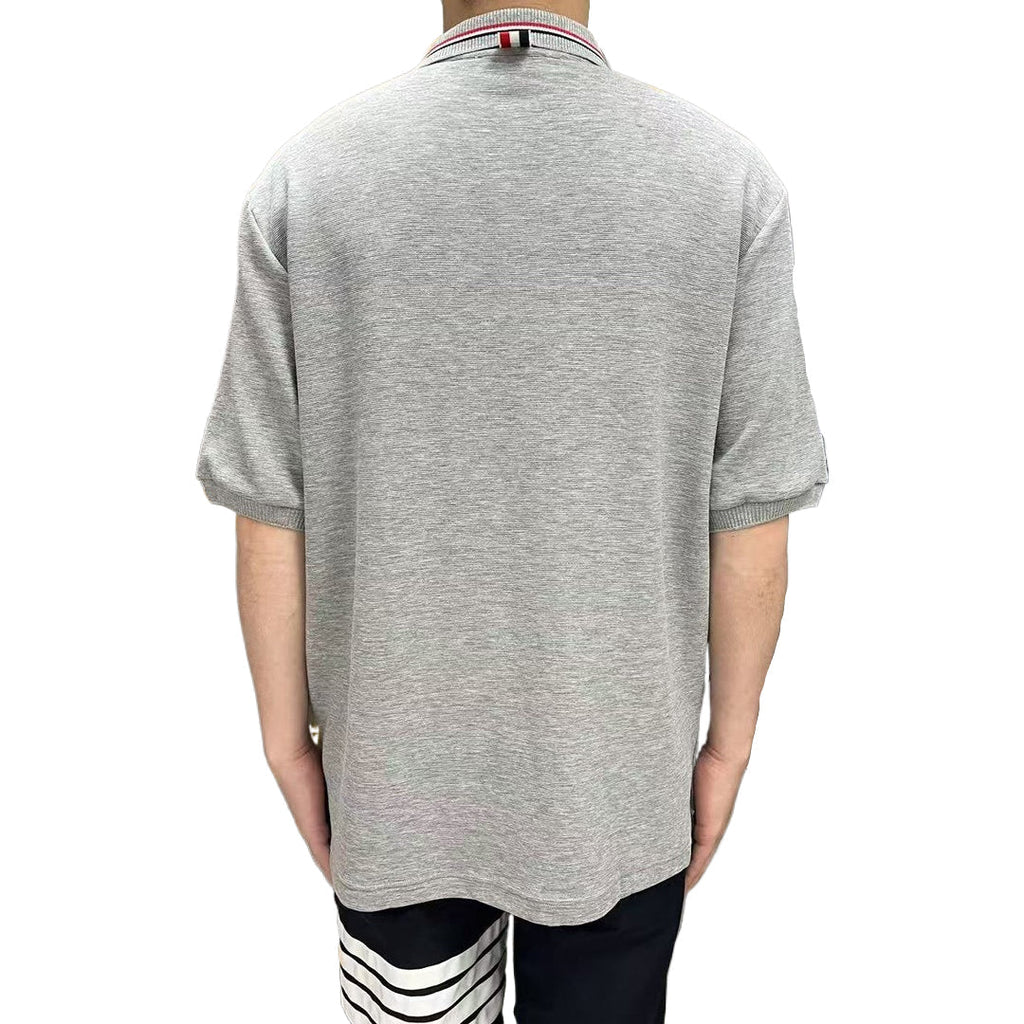 Men's lapel short sleeve THOM TREND