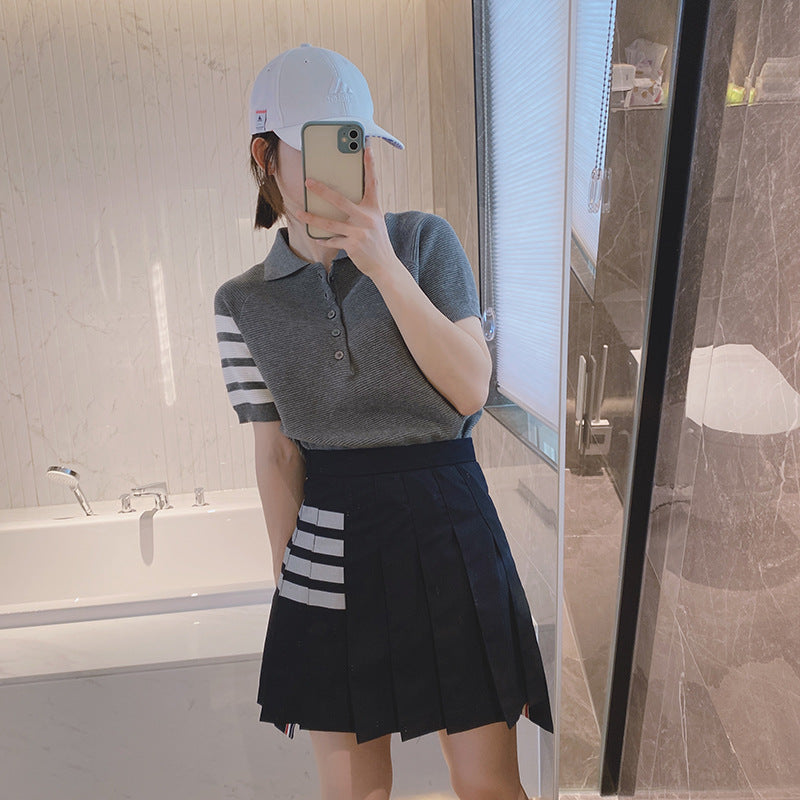 2025SS 4 Bars short skirt£¨¸´Öƣ© THOM TREND