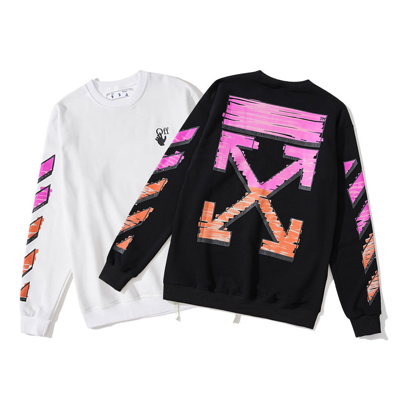 OFF Crewneck Sweatshirt Light Luxury Station