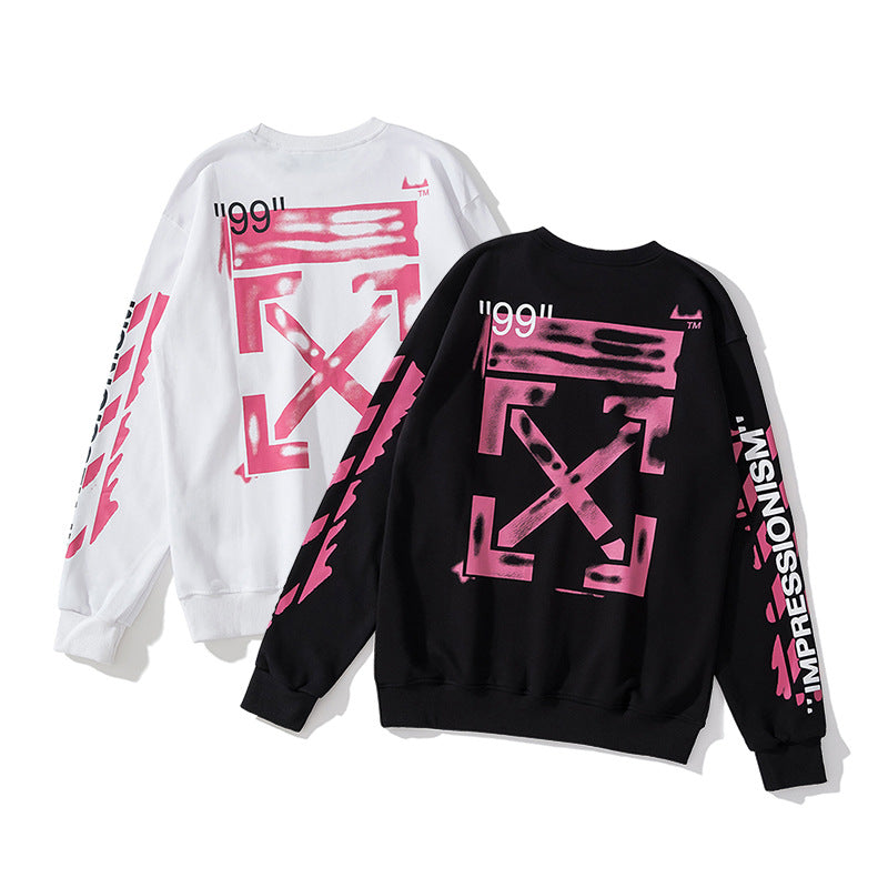 OFF Crewneck Sweatshirt Light Luxury Station