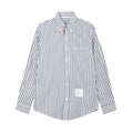 Blue and white patchwork shirt£¨¸±±¾£© THOM TREND