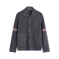 Men's double sleeve striped wool coat THOM TREND