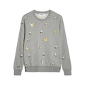 Bird and Bee Embroidered Zip-Up Hooded Cardigan£¨¸±±¾£© THOM TREND