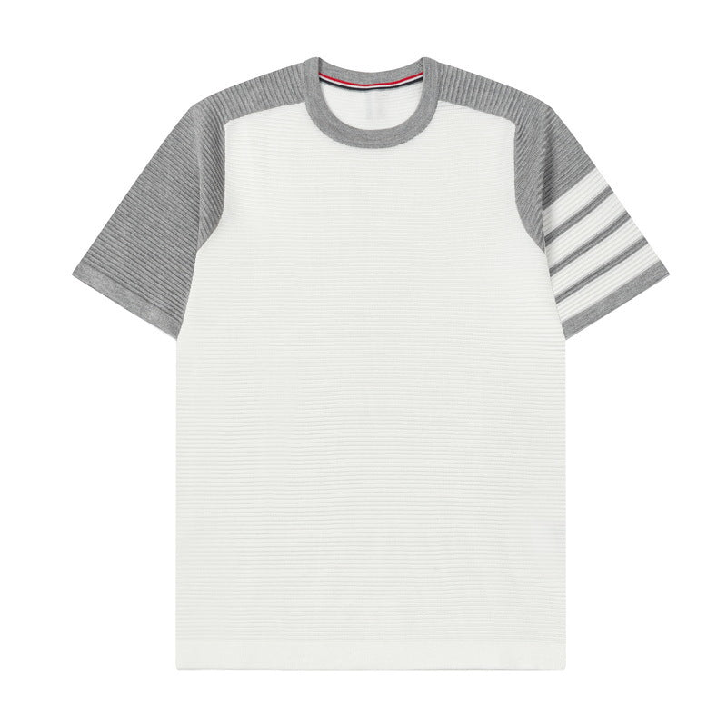 Color patchwork T-shirt£¨¸±±¾£© THOM TREND