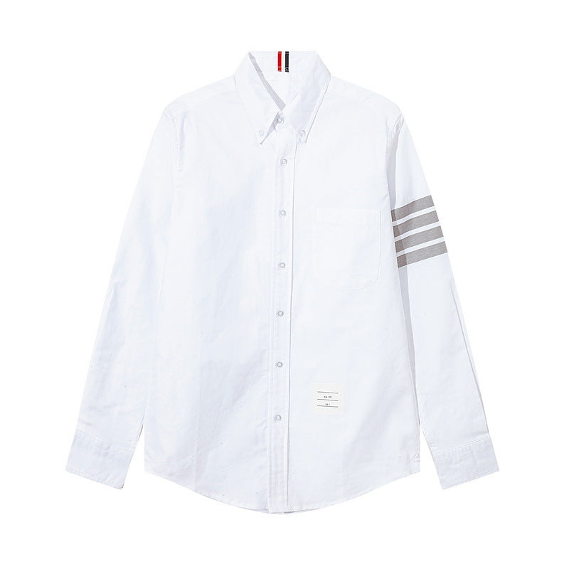 Placket ribbon shirt£¨¸±±¾£© THOM TREND