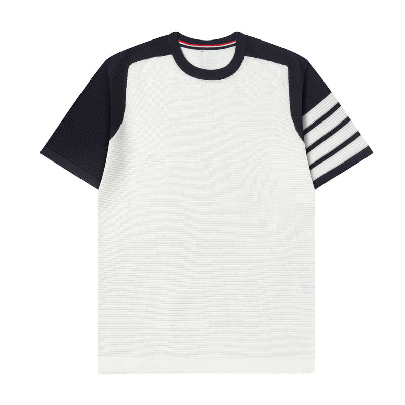 Color patchwork T-shirt£¨¸±±¾£© THOM TREND