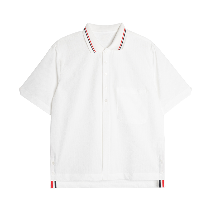 Placket ribbon shirt£¨¸±±¾£© THOM TREND