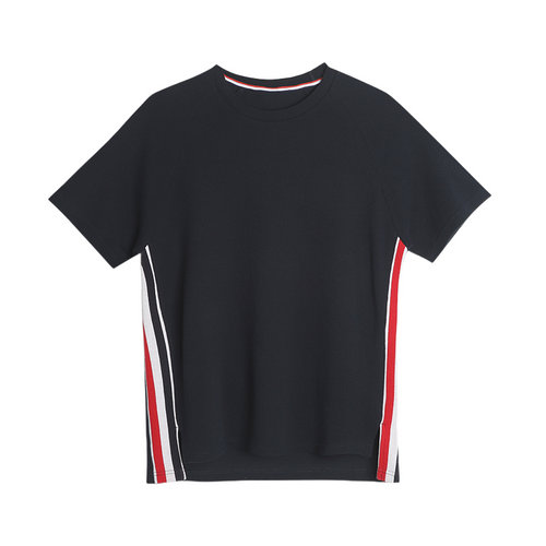 Colorblock Striped Lapel Polo Shirt£¨¸±±¾£© THOM TREND