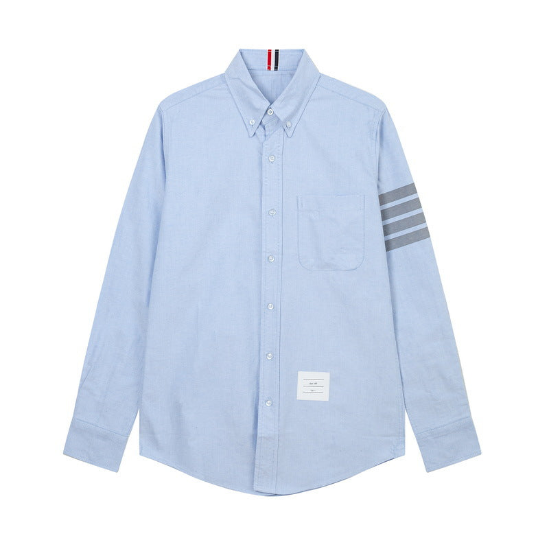 Placket ribbon shirt£¨¸±±¾£© THOM TREND
