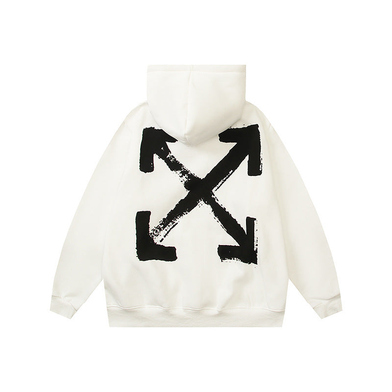 OFF Oversized Pullover Hoodie Light Luxury Station