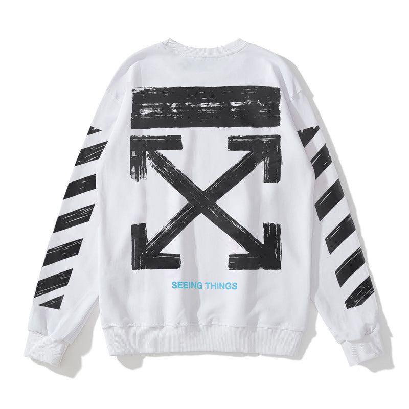 OFF Crewneck Sweatshirt Light Luxury Station