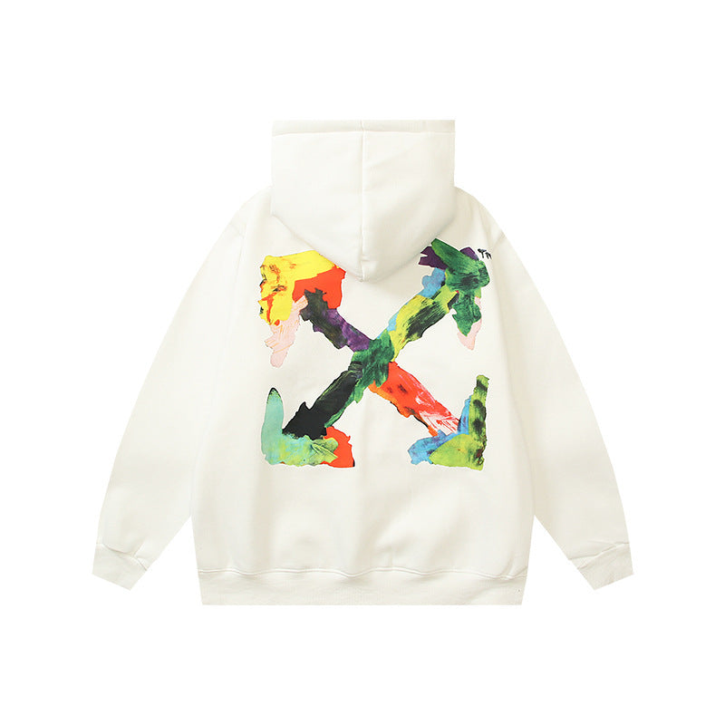 OFF Oversized Pullover Hoodie Light Luxury Station