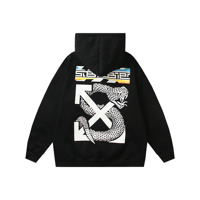OFF Oversized Pullover Hoodie Light Luxury Station