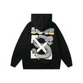 OFF Oversized Pullover Hoodie Light Luxury Station