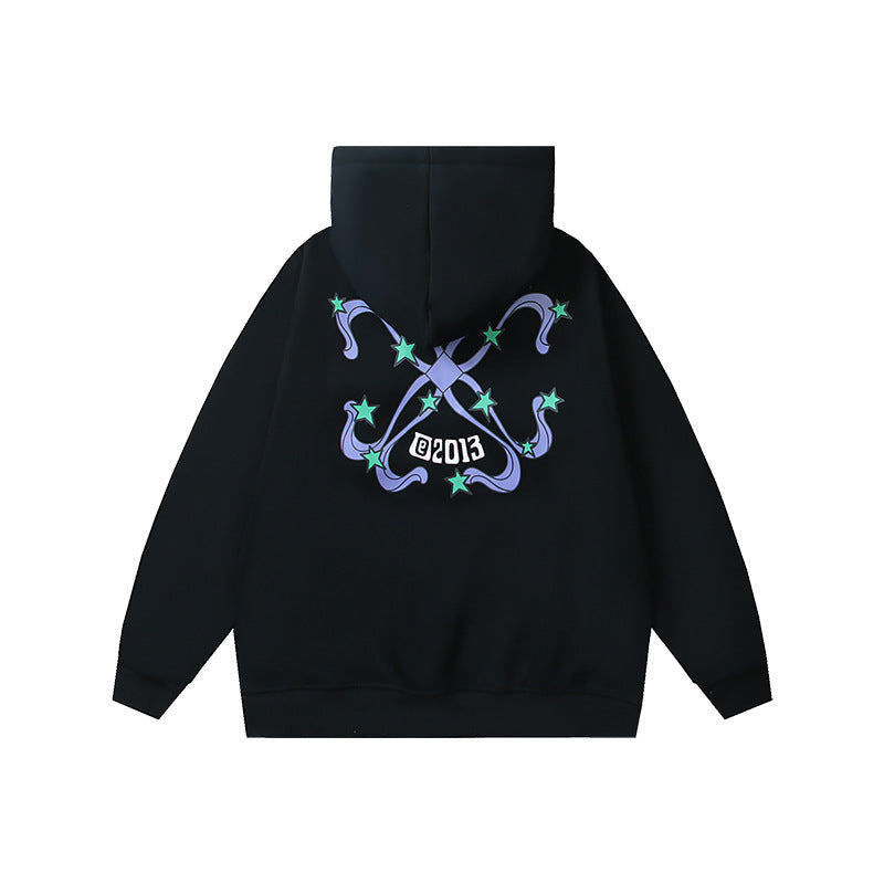 OFF Oversized Pullover Hoodie Light Luxury Station