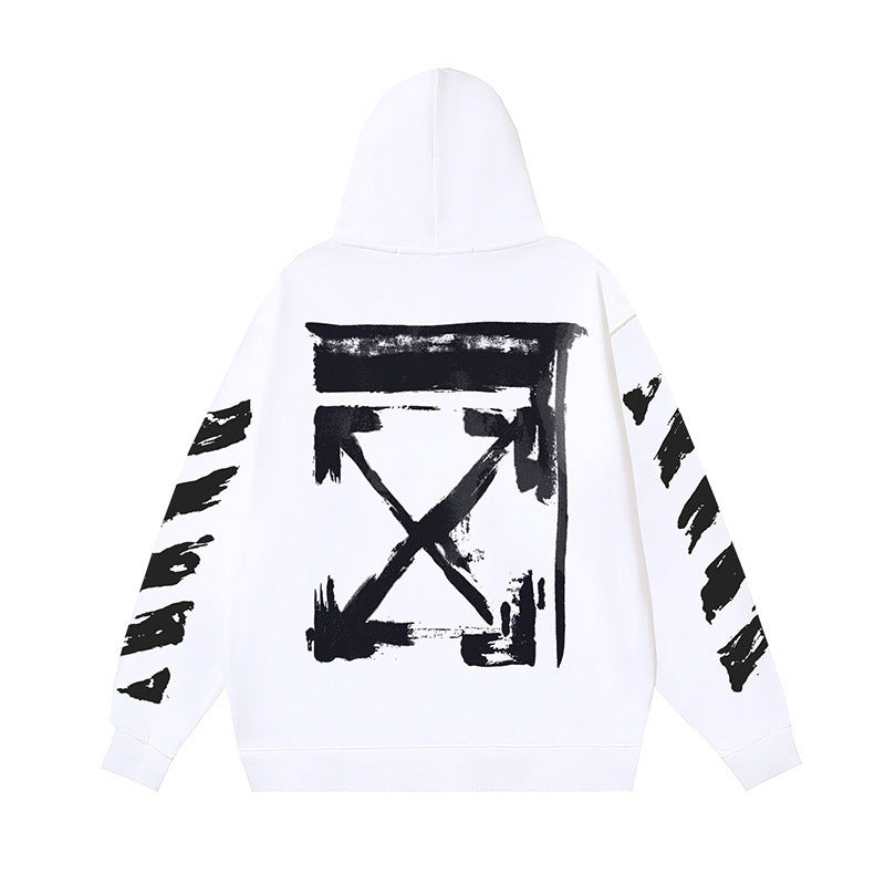 OFF Oversized Pullover Hoodie Light Luxury Station