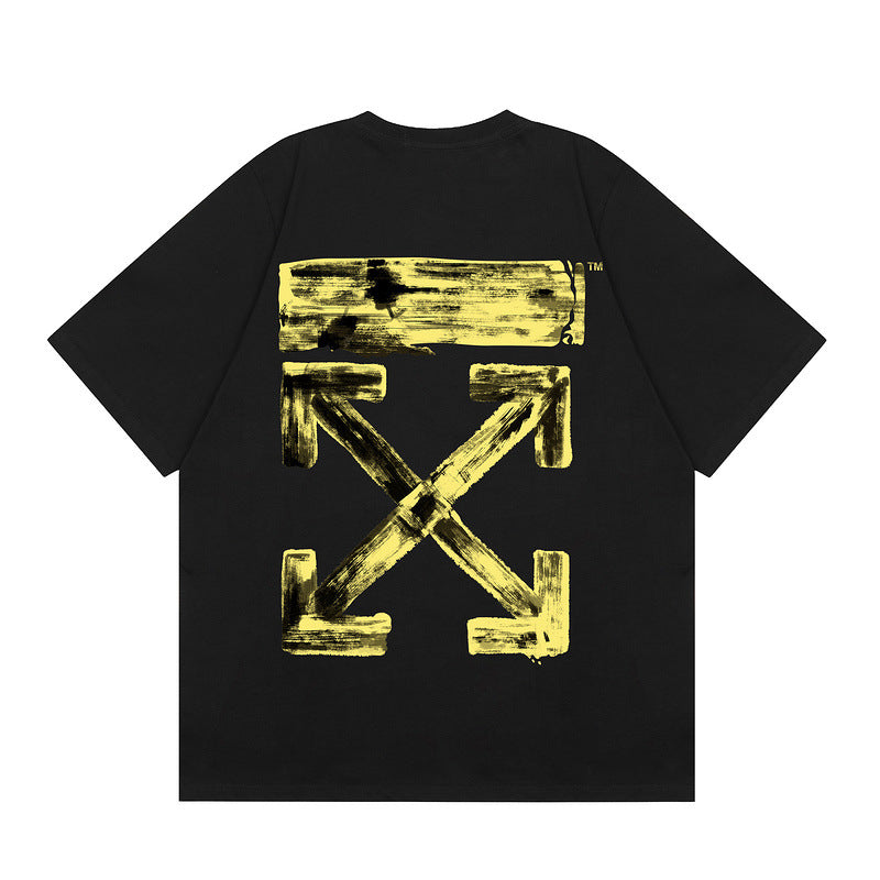 OFF New Printed T-Shirt Light Luxury Station