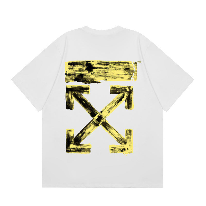 OFF New Printed T-Shirt Light Luxury Station