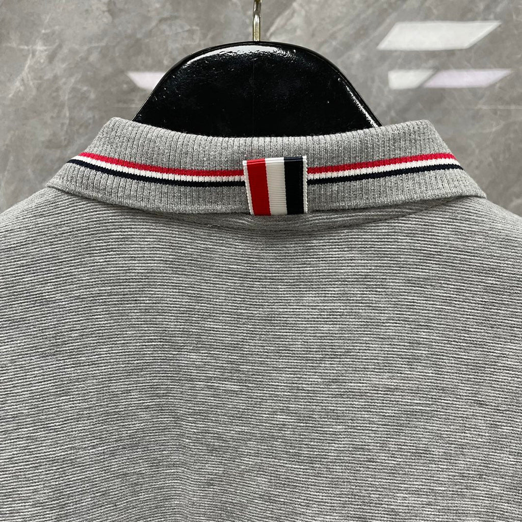 Men's lapel short sleeve THOM TREND