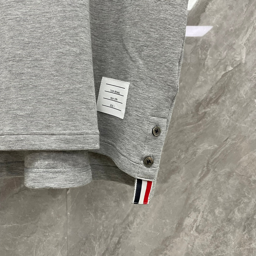 Men's lapel short sleeve THOM TREND
